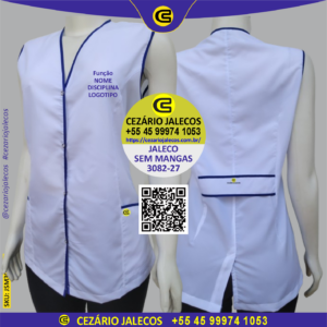 3082-27 Jaleco sem mangas